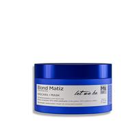 Let Me Be - Masque Ultra BTX Capillaire Blond Matiz, Reconstructif, Réduit le volume, Pour cheveux gris et blonds décolorés, Élimine le jaunissement (250g)