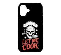 Let Me Cook Cuisinier Chef Barbecue Plancha Cuisine Grillade Coque pour iPhone 16