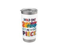 Let Me Find This Piece Puzzle Humour Gobelet isotherme en acier inoxydable double paroi