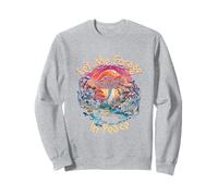 Let Me Forge in Peace Forager Nature Randonnée Champignon Sweatshirt
