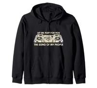 Let Me Play The Song of My People EDM Console de mixage DJ Sweat à Capuche
