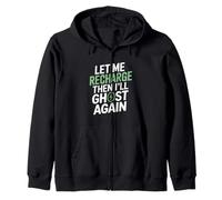 Let Me Recharge Then I'll Ghost Again Ambivert Sweat à Capuche