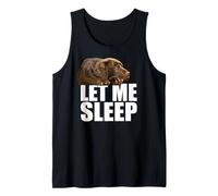 Let Me Sleep Funny Dog Chocolate Lab Labrador Lover Marron Débardeur