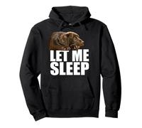 Let Me Sleep Funny Dog Chocolate Lab Labrador Lover Marron Sweat à Capuche