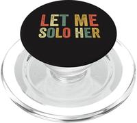 Let Me Solo Her Gaming Meme Funny Gamer Lecteur de Jeu vidéo PopSockets PopGrip pour MagSafe