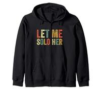 Let Me Solo Her Gaming Meme Funny Gamer Lecteur de Jeu vidéo Sweat à Capuche