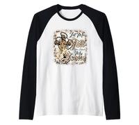 Let Me Tell You About My Jesus Léopard Croix Bible Blanchie Manche Raglan