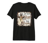 Let Me Tell You About My Jesus Léopard Croix Bible Blanchie T-Shirt Haut de Gamme