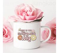 Let Me Tell You About My Jesus Rainbow Print Mugs,Chrétien,Café,Boissons De Normalisation,Tasse À Eau,Tasse En Émail,Poignée,Verres,Meilleurs Cadeaux