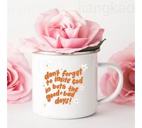 Let Me Tell You About My Jesus Rainbow Print Mugs,Chrétien,Café,Boissons De Normalisation,Tasse À Eau,Tasse En Émail,Poignée,Verres,Meilleurs Cadeaux