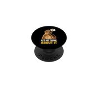 Let Me Think About It Pondering Monkey Question Mark Sarcasm PopSockets PopGrip Adhésif
