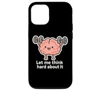 Let Me Think Hard About It, Thinking in Progress, Gym Humour Coque pour iPhone 12/12 Pro