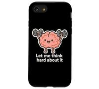 Let Me Think Hard About It, Thinking in Progress, Gym Humour Coque pour iPhone SE (2020) / 7/8
