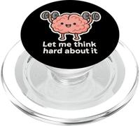 Let Me Think Hard About It, Thinking in Progress, Gym Humour PopSockets PopGrip pour MagSafe