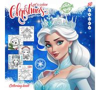Let’s color CHRISTMAS Together - Coloring Book for All Ages | Christmas and New Year scenes to color and festive wishes | Christmas gift: English Edition