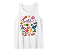 Let’s Explore Under The Sea Cute Ocean Animals Design Débardeur
