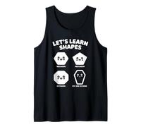 Let’s Learn Shapes Dad is Gone Meme Joke Sarcasm Humor Débardeur
