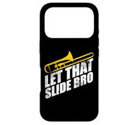 Let That Slide Bro - Funny Trombone Player Band Gift Coque pour iPhone 17 Pro