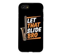 Let That Slide Bro Humour Trombone Humour Coque pour iPhone SE (2020) / 7/8