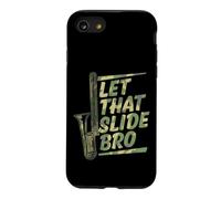Let That Slide Bro Humour Trombone Humour Coque pour iPhone SE (2020) / 7/8