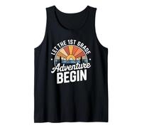 Let the 1st Grade Adventure Begin First Grade Teacher Débardeur
