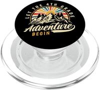 Let The 4th Four Fourth Grade Adventure Beggin Class School PopSockets PopGrip pour MagSafe
