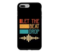 Let The Beat Drop Retro DJ Music Wave Vintage Coque pour iPhone 7 Plus/8 Plus