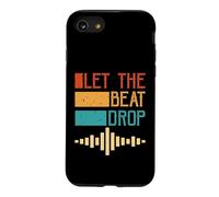 Let The Beat Drop Retro DJ Music Wave Vintage Coque pour iPhone SE (2020) / 7/8
