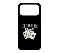 Let The Cards Decide Jeu de Cartes Amusant pour Un Joueur de Baccarat Coque pour iPhone 17 Pro Max