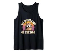 Let The Cat Out of The Bag Idiom Expression Sarcasm - Débardeur
