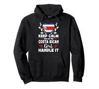 Let The Costa Rican Girl Handle it Costa Rica Flag Sweat à Capuche