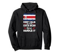 Let The Costa Rican Girl Handle it Costa Rica Flag Sweat à Capuche