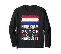 Let The Dutch Girl Handle it Netherlands Flag Manche Longue