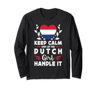 Let The Dutch Girl Handle it Netherlands Flag Manche Longue