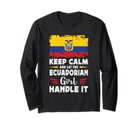 Let The Ecuadorian Girl Handle it Ecuador Flag Manche Longue