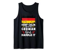 Let The German Girl Handle it Germany Flag Débardeur