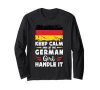 Let The German Girl Handle it Germany Flag Manche Longue