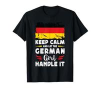 Let The German Girl Handle it Germany Flag T-Shirt