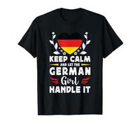 Let The German Girl Handle it Germany Flag T-Shirt