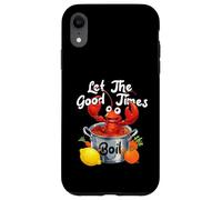 Let The-Good Times Boil Funny Crawfish Boil Mardi Gras Cajun Coque pour iPhone XR