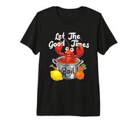 Let The-Good Times Boil Funny Crawfish Boil Mardi Gras Cajun T-Shirt Haut de Gamme