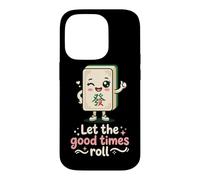 Let The Good Times Roll Mahjong Player Tile Game Stratégie Coque pour iPhone 14 Pro