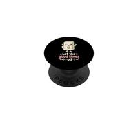 Let The Good Times Roll Mahjong Player Tile Game Stratégie PopSockets PopGrip Adhésif