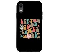 Let The GoodTimes Roll Design rétro groovy Coque pour iPhone XR