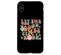 Let The GoodTimes Roll Design rétro groovy Coque pour iPhone XS Max