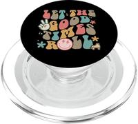 Let The GoodTimes Roll Design rétro groovy PopSockets PopGrip pour MagSafe