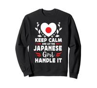 Let The Japanese Girl Handle it Japan Flag Sweatshirt
