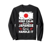 Let The Japanese Girl Handle it Japan Flag Sweatshirt