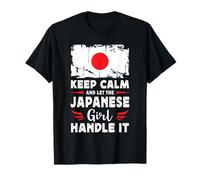Let The Japanese Girl Handle it Japan Flag T-Shirt