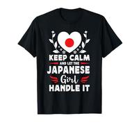 Let The Japanese Girl Handle it Japan Flag T-Shirt